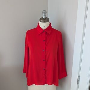Joseph Ribkoff Red Blouse